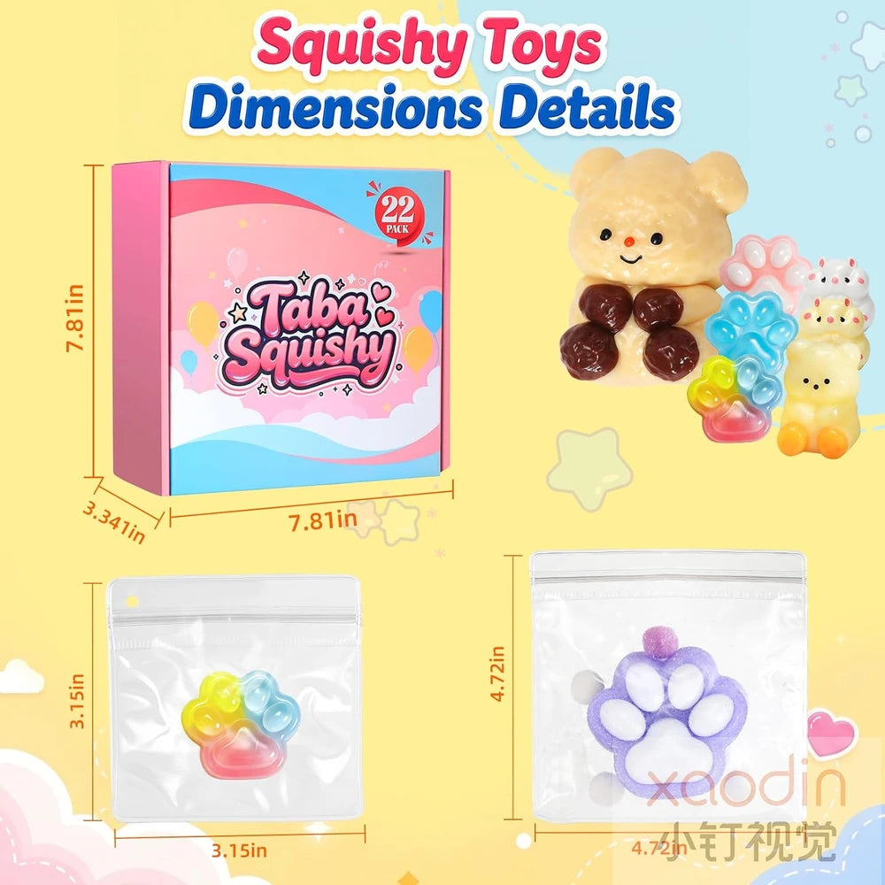 Taba Squishy Fidget Toy Pack