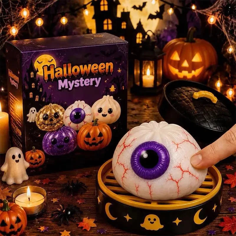 Halloween Squishy Dumpling Stress Toy