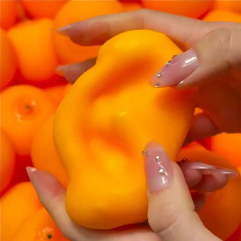 Orange Crunchy Stress Ball