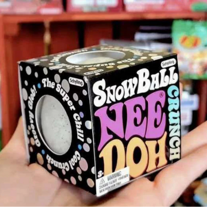 Needoh Snow Ball Crunch Squishy