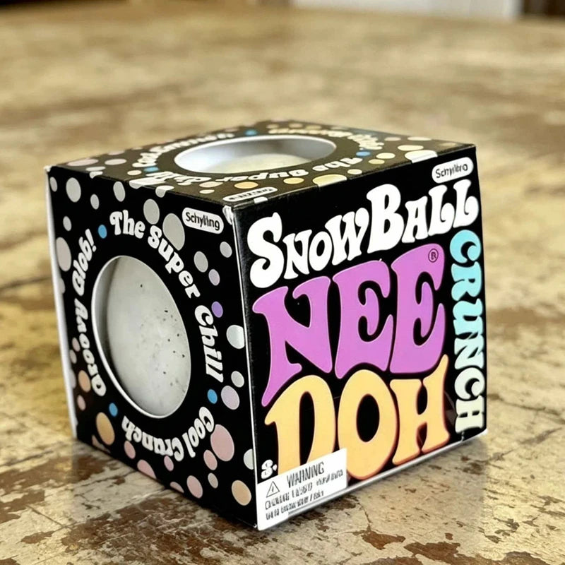 Needoh Snow Ball Crunch Squishy
