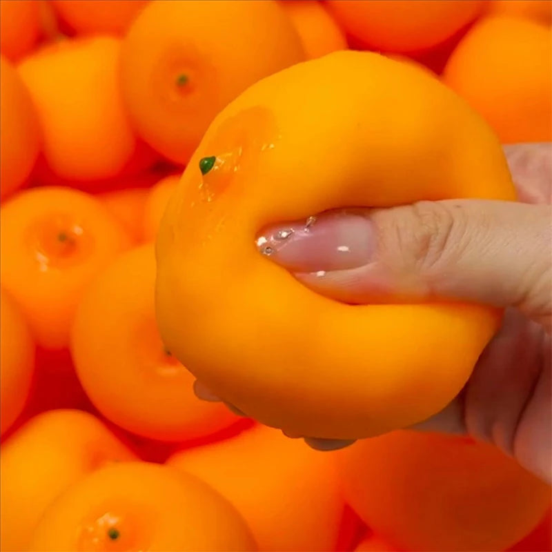 Orange Crunchy Stress Ball