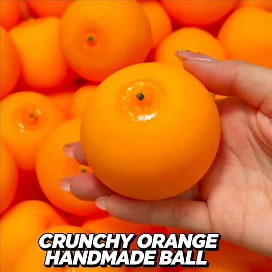 Orange Crunchy Stress Ball