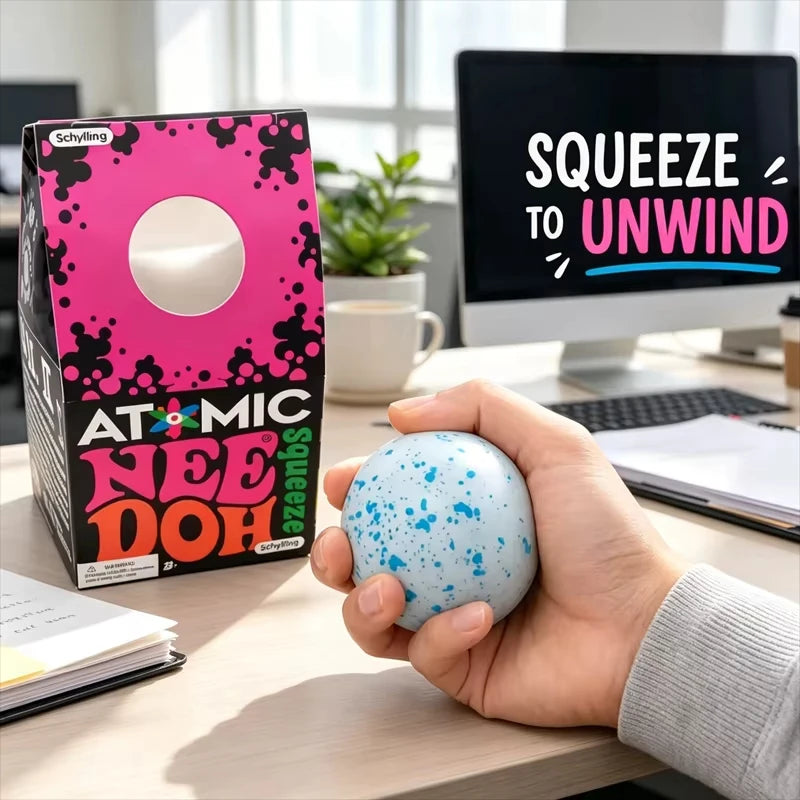 Needoh Snow Ball Crunch Squishy