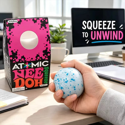 Needoh Snow Ball Crunch Squishy