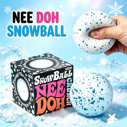 Needoh Snow Ball Crunch Squishy