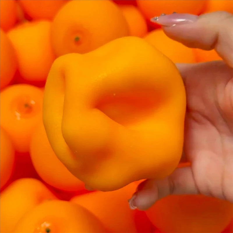 Orange Crunchy Stress Ball