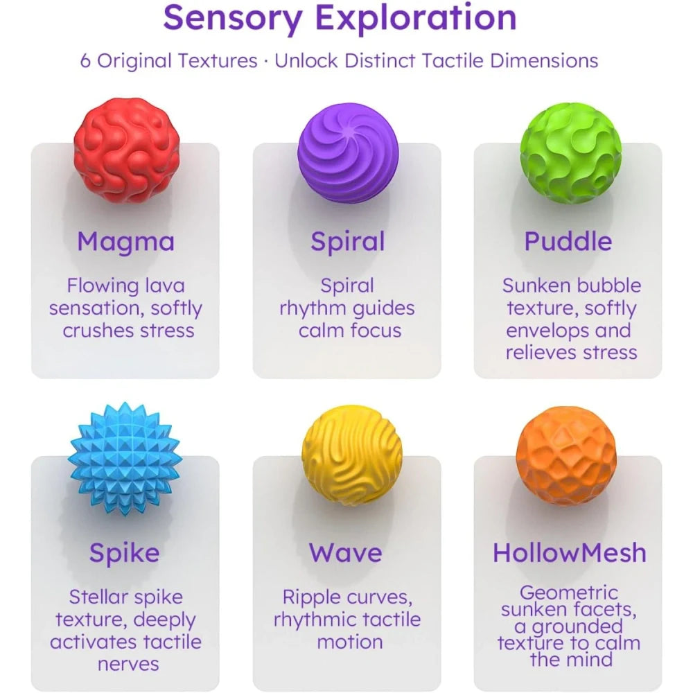Silicone Magnetic Sensory Fidget Balls
